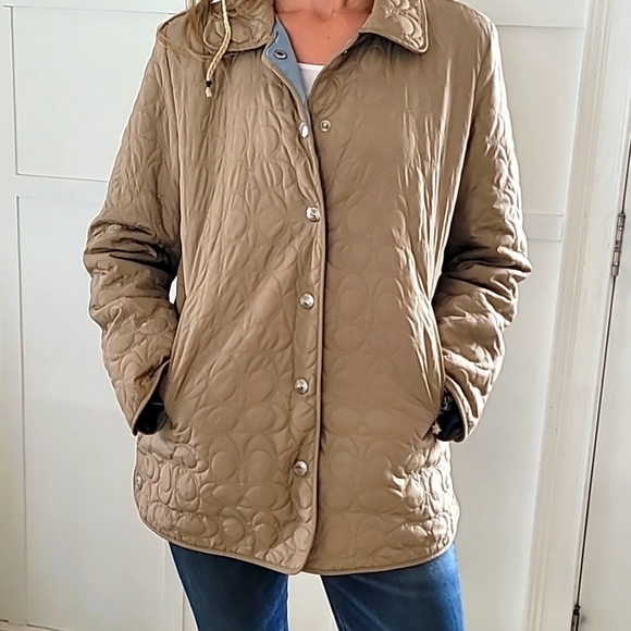 Coach Jackets & Blazers - EUC Coach Signature Quilted Jacket